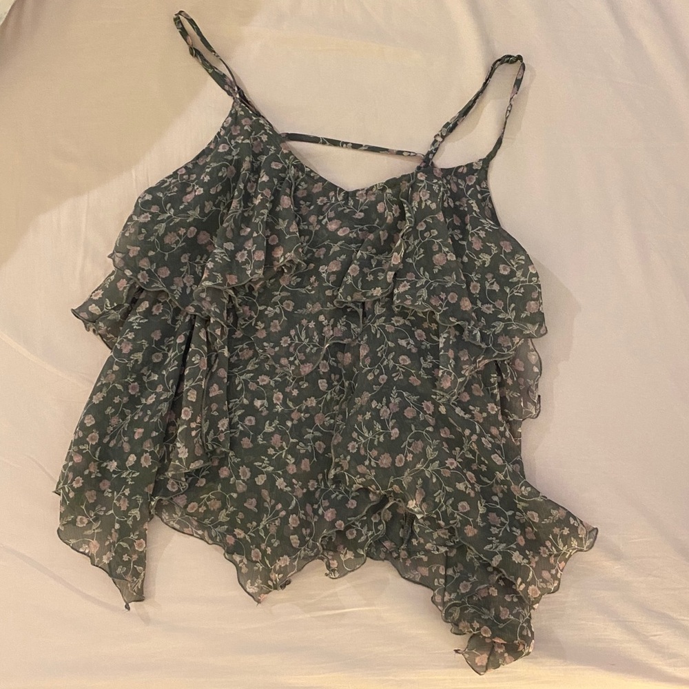 Abercrombie Floral Tank Top
